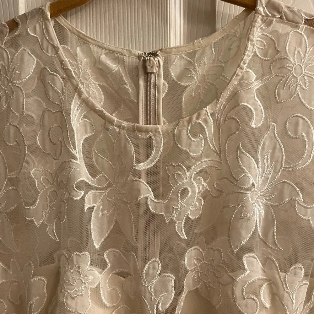 ELIZA J~IVORY JUMPSUIT~NWT~12 - Picture 3 of 16
